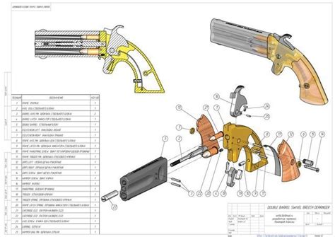 outline of a gun vector. . 22 pistol blueprints pdf